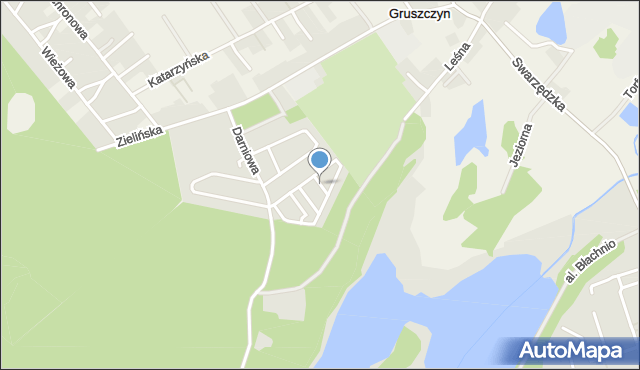 Poznań, Cyraneczki, mapa Poznania