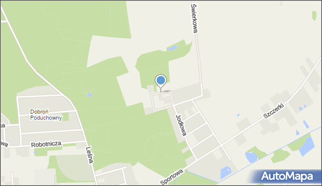 Wincentów gmina Dobroń, Cyprysowa, mapa Wincentów gmina Dobroń