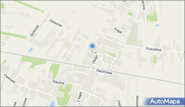 Bramki, Czarodziejska, mapa Bramki