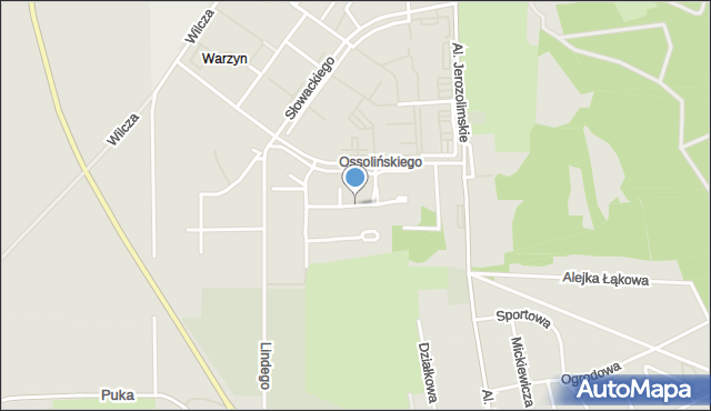 Brzeg Dolny, Czartoryskiego Adama Jerzego, mapa Brzeg Dolny