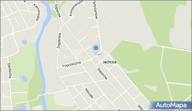 Bydgoszcz, Czołgistów, mapa Bydgoszczy