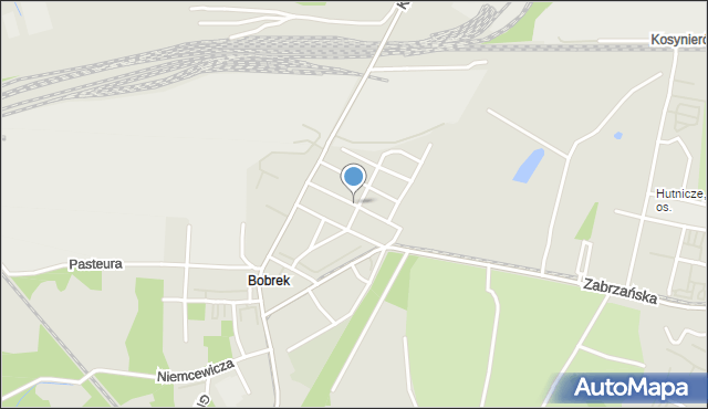 Bytom, Czajkowskiego Piotra, mapa Bytomia