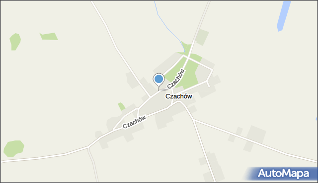 Czachów gmina Cedynia, Czachów, mapa Czachów gmina Cedynia