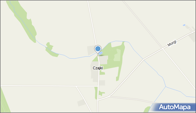 Czajki gmina Nasielsk, Czajki, mapa Czajki gmina Nasielsk