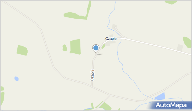 Czaple gmina Wąsosz, Czaple, mapa Czaple gmina Wąsosz