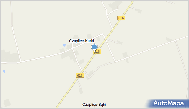 Czaplice-Bąki, Czaplice-Bąki, mapa Czaplice-Bąki