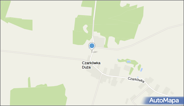 Czarkówka Duża, Czarkówka Duża, mapa Czarkówka Duża