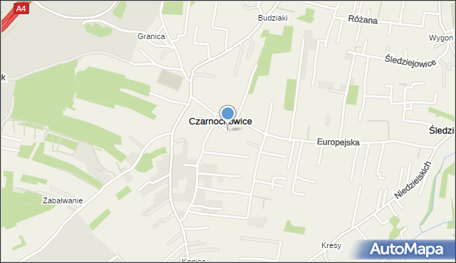Czarnochowice, Czarnochowice, mapa Czarnochowice