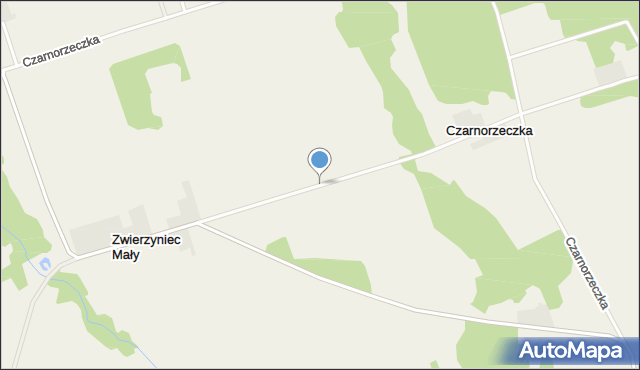 Czarnorzeczka, Czarnorzeczka, mapa Czarnorzeczka
