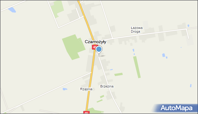Czarnożyły, Czarnożyły, mapa Czarnożyły