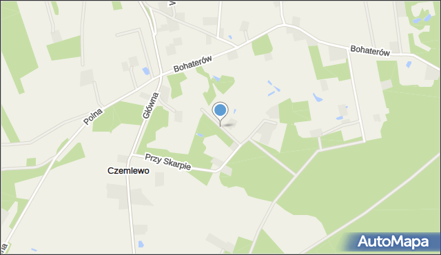 Czemlewo, Czemlewo, mapa Czemlewo