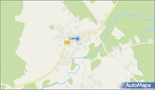 Czerna gmina Iłowa, Czerna, mapa Czerna gmina Iłowa