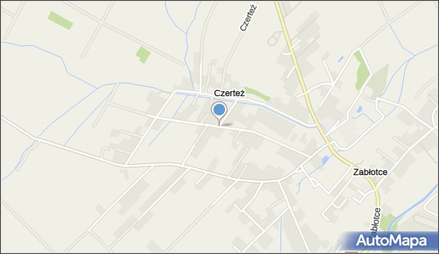 Czerteż, Czerteż, mapa Czerteż