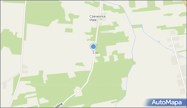 Czerwonka Poleśna, Czerwonka Poleśna, mapa Czerwonka Poleśna