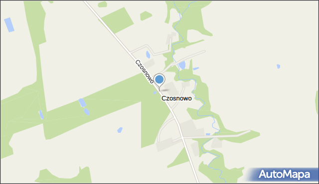 Czosnowo, Czosnowo, mapa Czosnowo