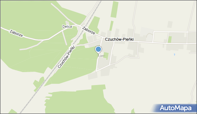 Czuchów-Pieńki, Czuchów-Pieńki, mapa Czuchów-Pieńki