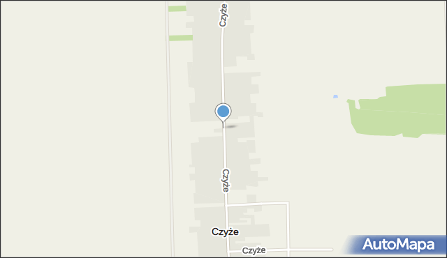 Czyże, Czyże, mapa Czyże