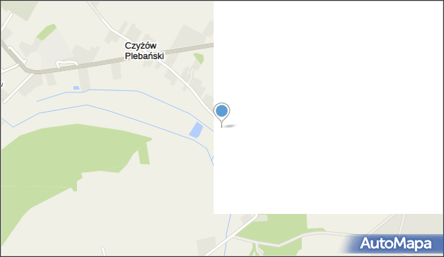 Czyżów Plebański, Czyżów Plebański, mapa Czyżów Plebański