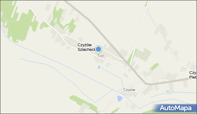 Czyżów Szlachecki, Czyżów Szlachecki, mapa Czyżów Szlachecki