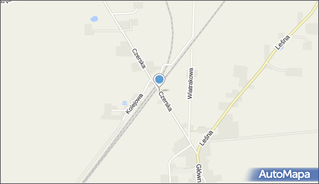 Jeżewo powiat świecki, Czerska, mapa Jeżewo powiat świecki