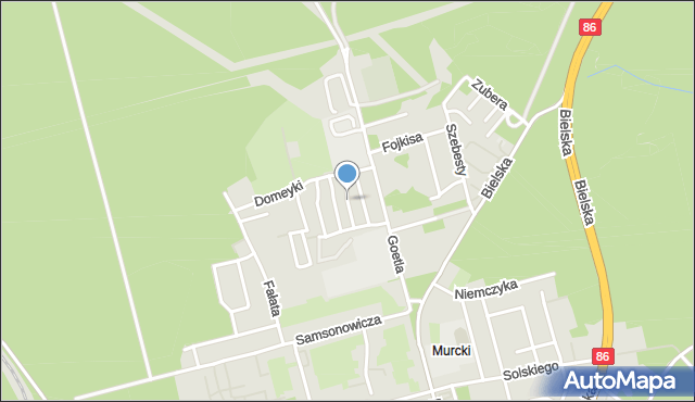 Katowice, Czeczotta Henryka, mapa Katowic