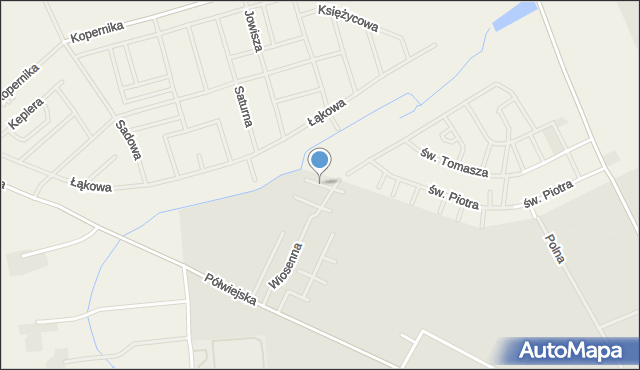 Kostrzyn powiat poznański, Cztery Pory Roku, mapa Kostrzyn powiat poznański