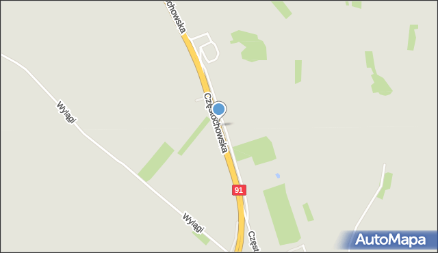 Koziegłowy powiat myszkowski, Częstochowska, mapa Koziegłowy powiat myszkowski