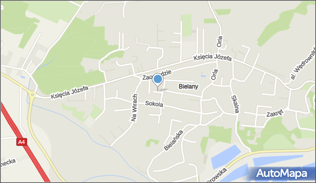 Kraków, Czyżyków, mapa Krakowa