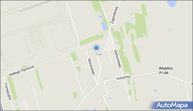 Łódź, Czołowa, mapa Łodzi