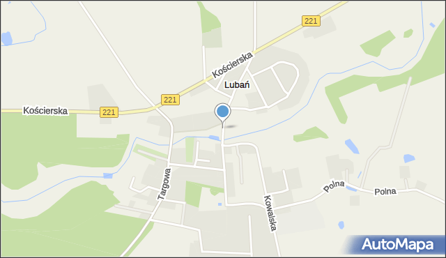 Lubań gmina Nowa Karczma, Czarlińskich, mapa Lubań gmina Nowa Karczma