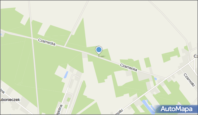 Lubonieczek, Czarnecka, mapa Lubonieczek