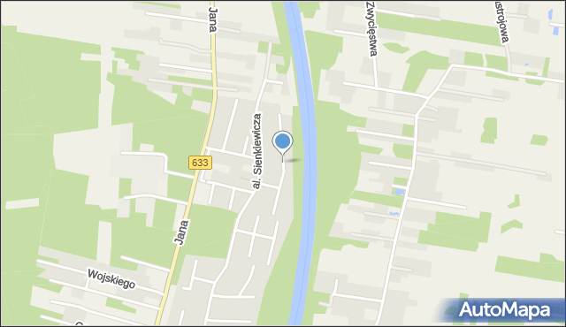 Nieporęt, Czarnieckiego Stefana, hetm., mapa Nieporęt