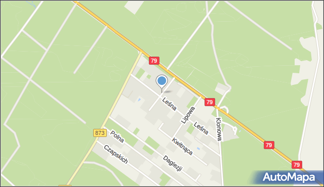 Pilawa gmina Piaseczno, Czereśniowa, mapa Pilawa gmina Piaseczno