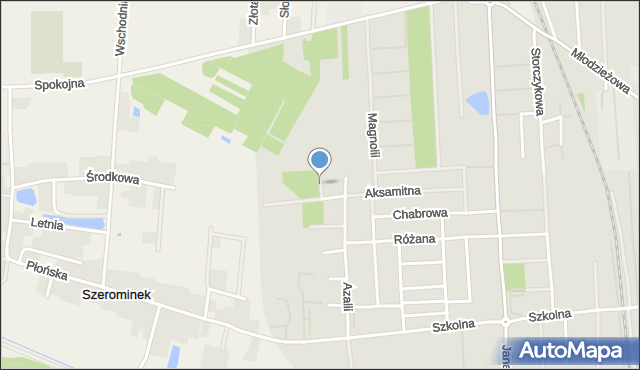 Płońsk, Czeremchy, mapa Płońsk