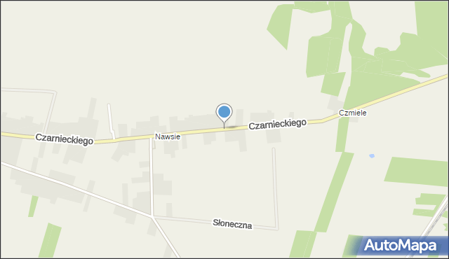 Secemin, Czarnieckiego Stefana, hetm., mapa Secemin