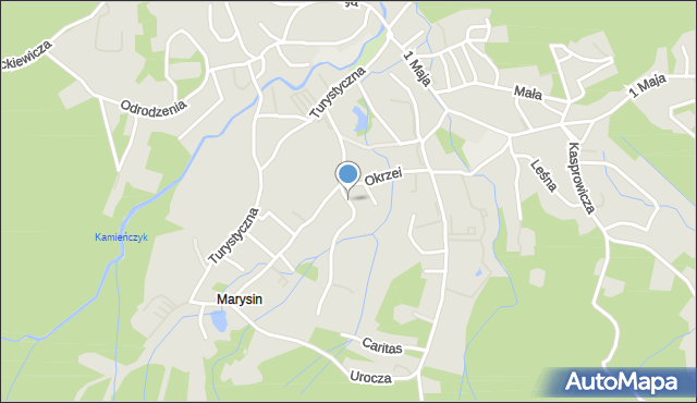 Szklarska Poręba, Czecha Bronisława, mapa Szklarska Poręba