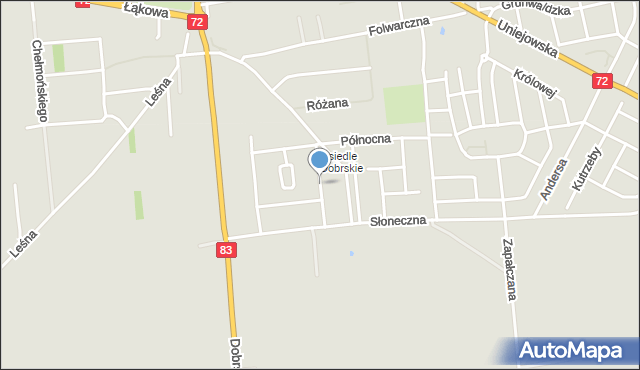 Turek, Czysta, mapa Turka