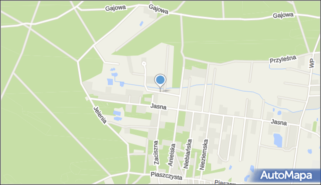 Wilcza Góra gmina Lesznowola, Czarodziejska, mapa Wilcza Góra gmina Lesznowola