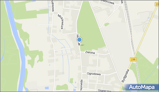 Bolechowo-Osiedle, Dawna Świerczewskiego Karola, gen., mapa Bolechowo-Osiedle