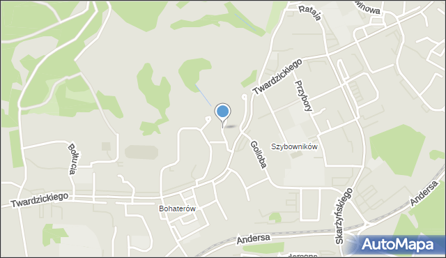 Bydgoszcz, Dawna Langego Oskara, mapa Bydgoszczy