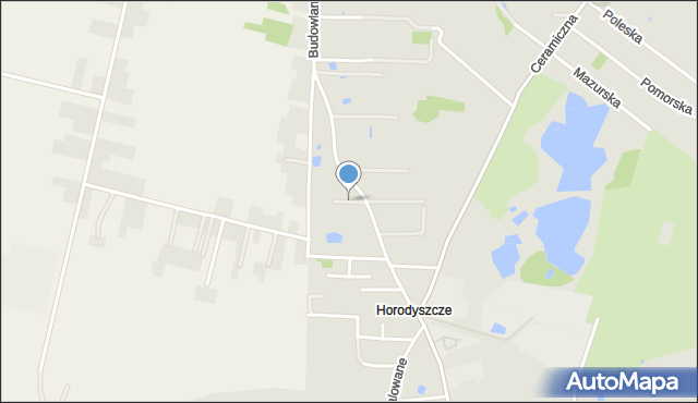 Chełm, Dawna 1 Korpusu Pancernego, mapa Chełma