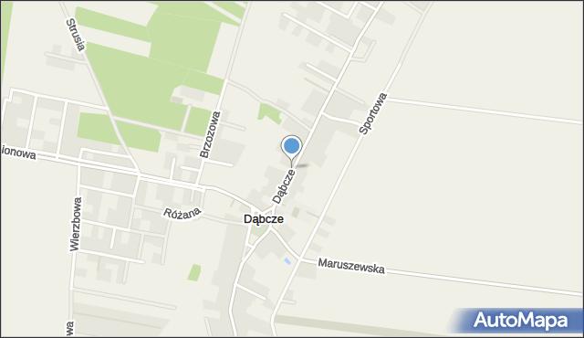 Dąbcze, Dąbcze, mapa Dąbcze