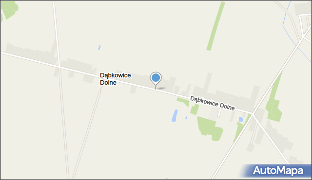 Dąbkowice Dolne, Dąbkowice Dolne, mapa Dąbkowice Dolne
