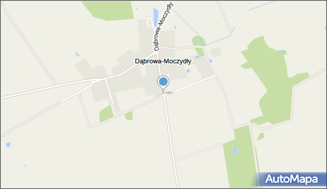 Dąbrowa-Moczydły, Dąbrowa-Moczydły, mapa Dąbrowa-Moczydły