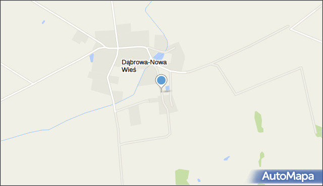 Dąbrowa-Nowa Wieś, Dąbrowa-Nowa Wieś, mapa Dąbrowa-Nowa Wieś