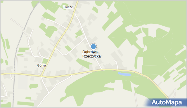 Dąbrowa Rzeczycka, Dąbrowa Rzeczycka, mapa Dąbrowa Rzeczycka