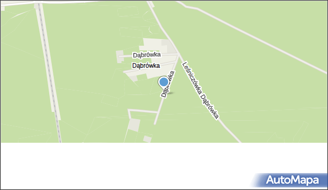 Dąbrówka gmina Lubanie, Dąbrówka, mapa Dąbrówka gmina Lubanie