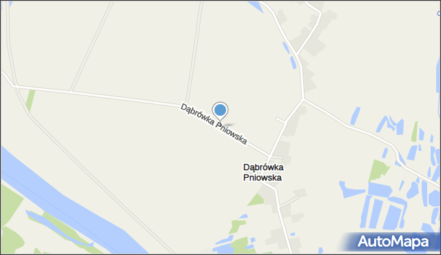 Dąbrówka Pniowska, Dąbrówka Pniowska, mapa Dąbrówka Pniowska