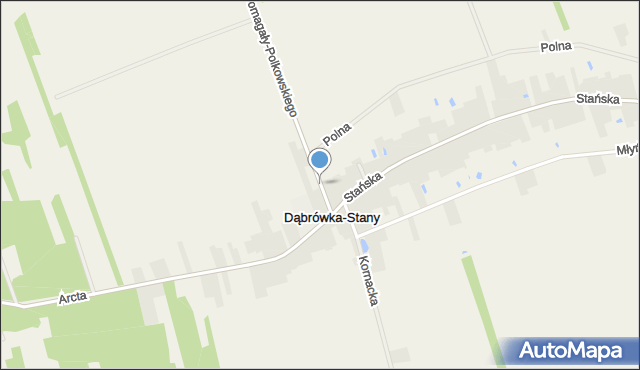 Dąbrówka-Stany, Dąbrówka-Stany, mapa Dąbrówka-Stany