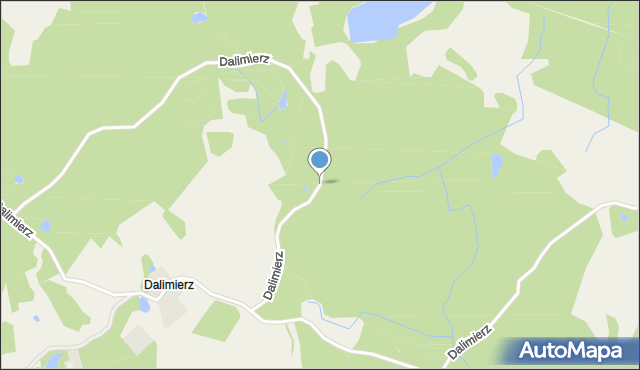 Dalimierz, Dalimierz, mapa Dalimierz